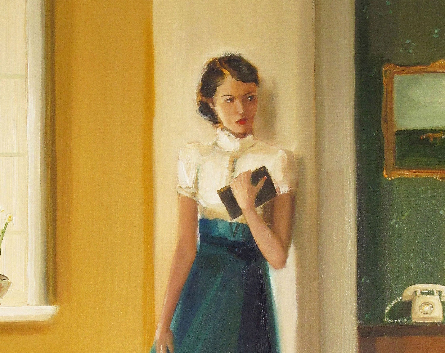 Catherine Listens To The Ominous Ring- Limited Edition Print