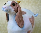 Nubian Goat Ceramic Sculpture
