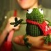 MEET MY SISTER frog amigurumi