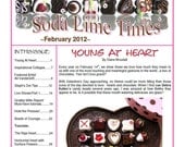 February 2012 Soda Lime Times Lampworking Magazine -  by Diane Woodall