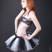 Prison Riot Striped TuTu (med-lge)
