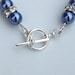 Periwinkle Blue Bling Bracelet, Bridesmaid Gifts, Pearl Rhinestone Jewelry, Bridal Party