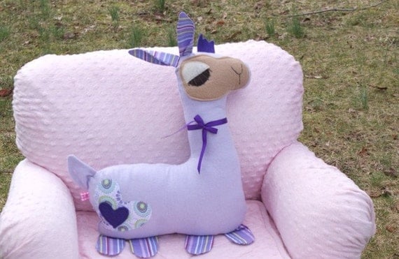 Llama, Llama, you want this little Llama. softie doll, plush toy, custom, made to order