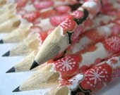 S A L E mini washi-wrapped japanese pencils - set of 10 - innocence