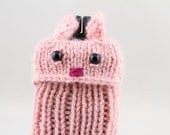 Bunny Smart Phone Cozy- Pink
