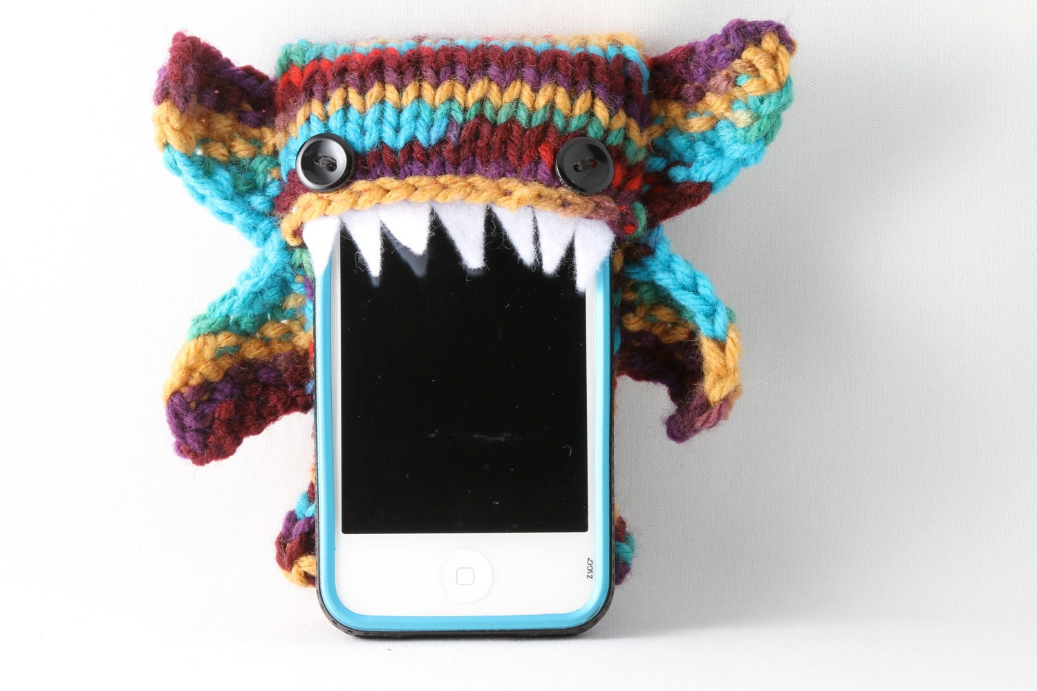 Phone Goblin in Multi-Color- Smart phone cozy