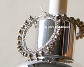 DIY Jewelry Pattern - Zhu Hoops Earrings, Wired Chinese Knot Jewelry Tutorial, DCH014, The Love Knot