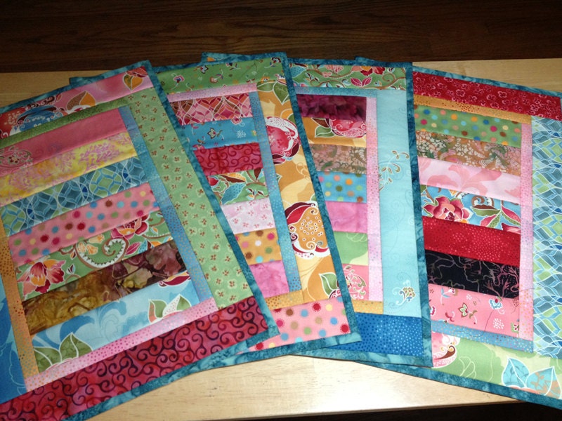 Quilted Placemats - Set of 4