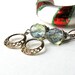 Celery Green Brass Filigree Dangle Earrings - Glory / Fresh / Garden / Teacher Gift / Pastel