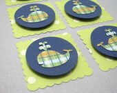 Whale Die Cut Embellishments Set of 6