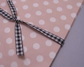 Pale Pink and White Polka Dot Bitty Bags Set of 20