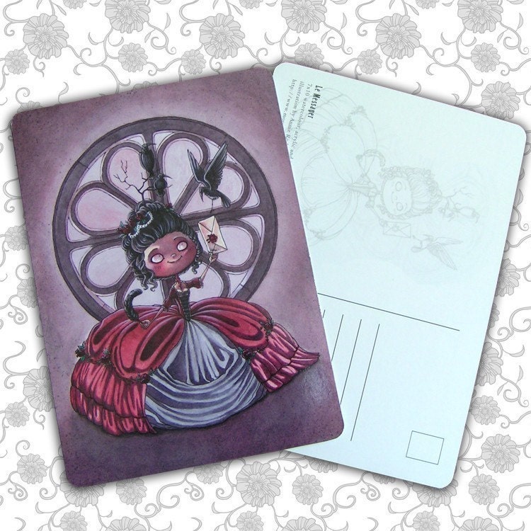 Le Messager - Postcard