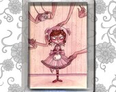 The Angry Ballerina - Magnet