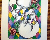 Tarot of the Dead Card Back Original Illustration