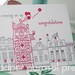 Arcade Houses Congratulation Letterpress Card