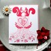 Love You Squirrels Cute Letterpress Card