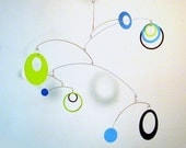Saturn Baby Mobile, in Razzle Dazzle Blue