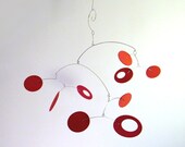 Modern Baby Mobile -The Big Dipper II, in Deep Red