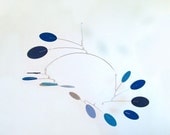 Modern Art Mobile - The Nova, in Blue Heaven