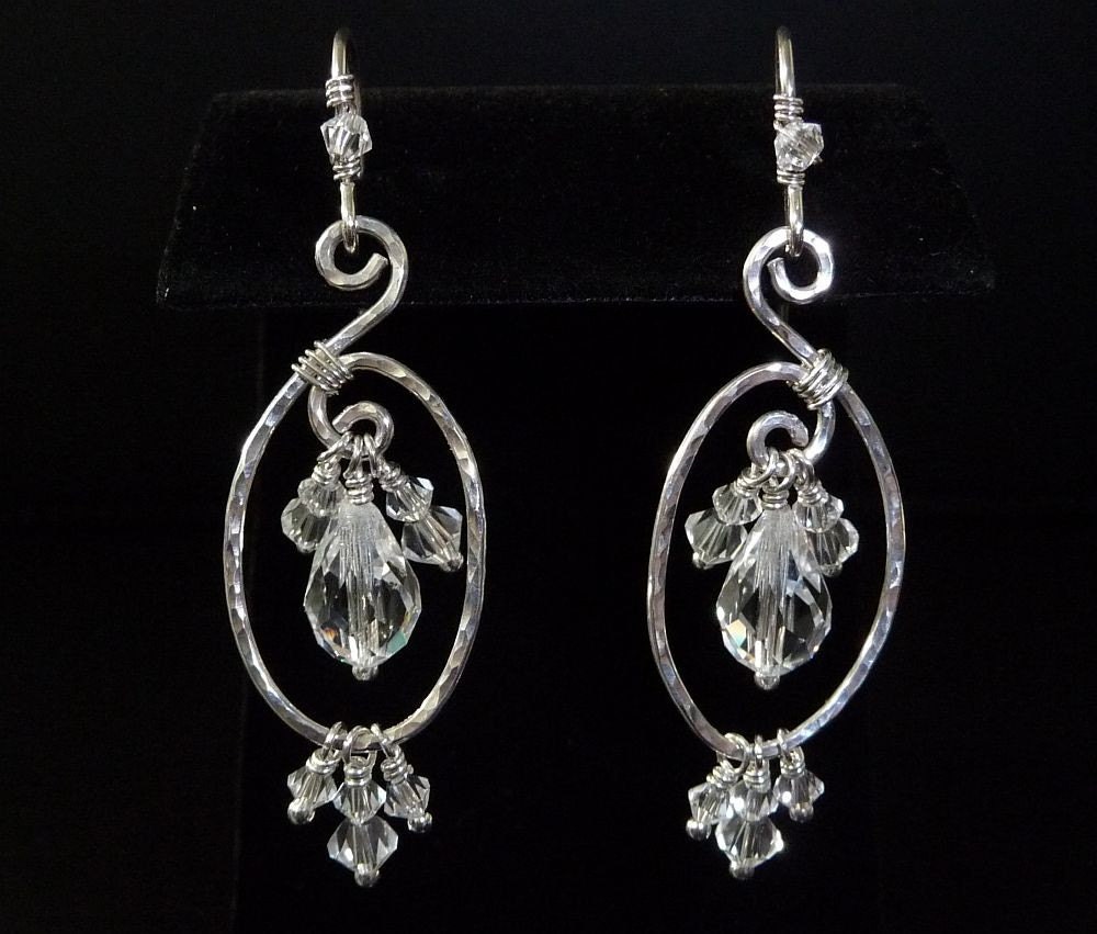 Bridal Chandelier Earrings - Crystal Chandelier Earrings