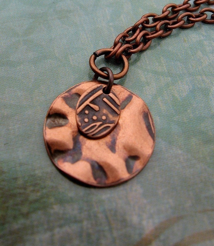 Perfect Layering copper necklace / copper jewelry simple jewelry