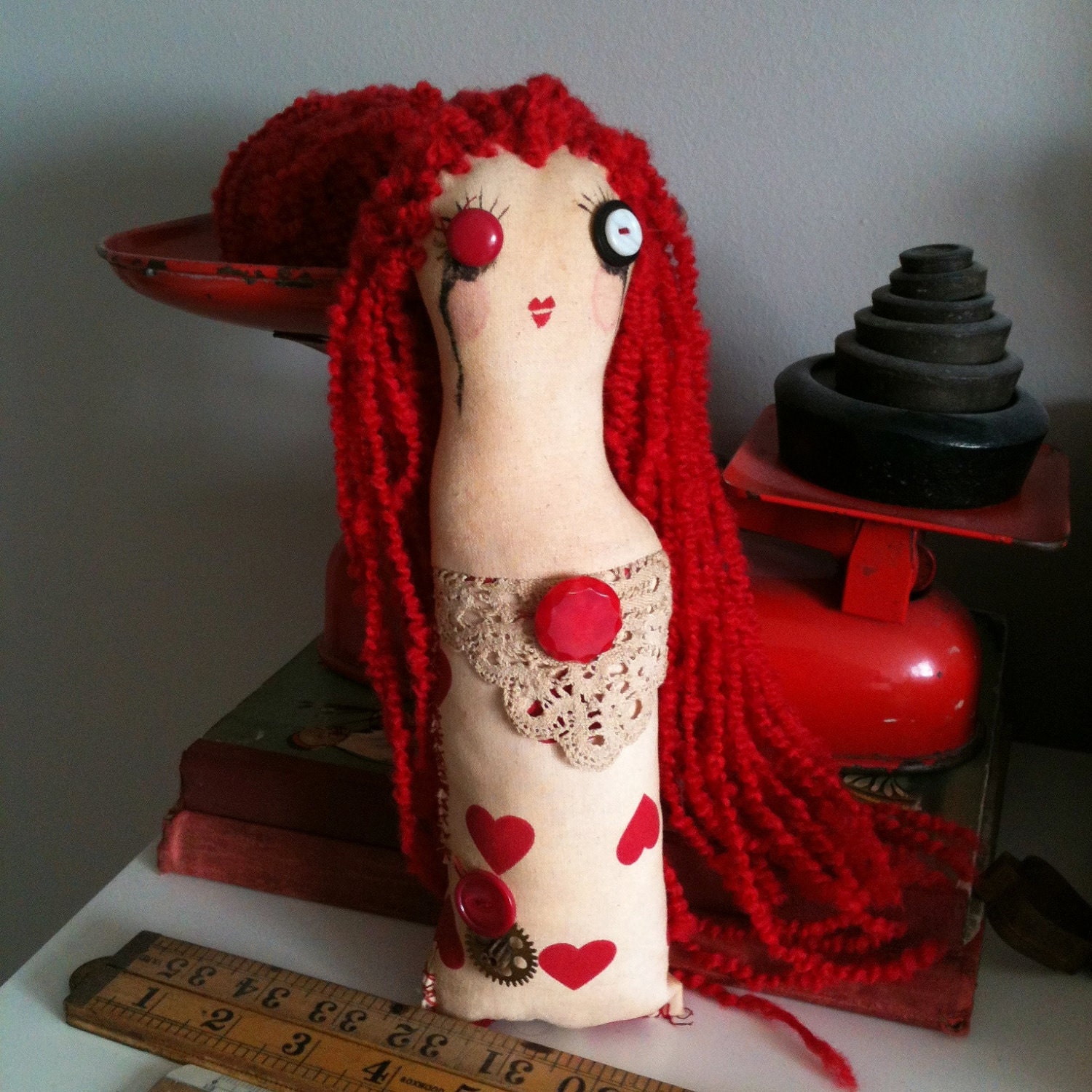 Scarlett Hart aka Rowan Redd art doll