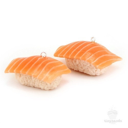 Salmon Sushi Charm
