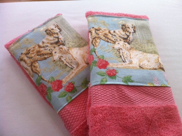 Dog Lover Saluki Guest Towel Animal Lovers Gifts