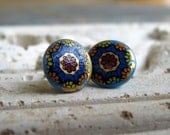 Mosaic Floral Earrings