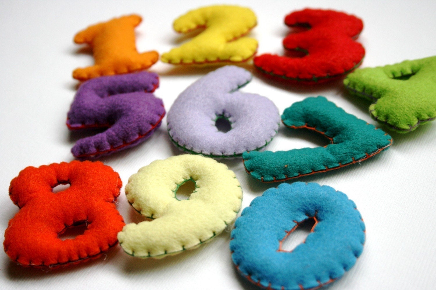 Stuffed Felt Numbers Set