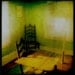At the End of the Day - Yellow Green Dining Room Polaroid Photo Print