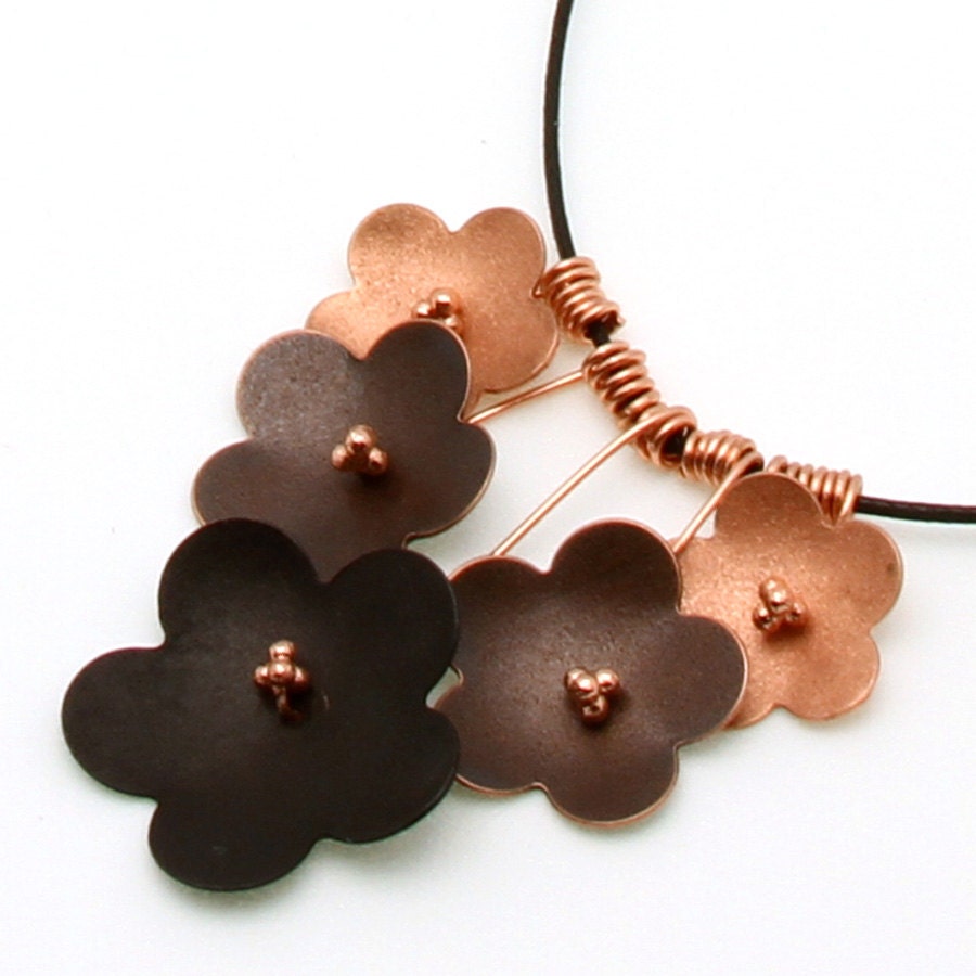 Forget-Me-Not adjustable Length Necklace, eco-friendly