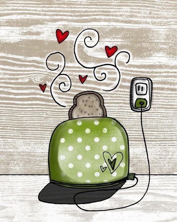 toasted with love- i heart kitchens series