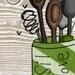 utensil love- i heart kitchen series