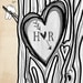 customize your own- tree with initials- neutral color variation
