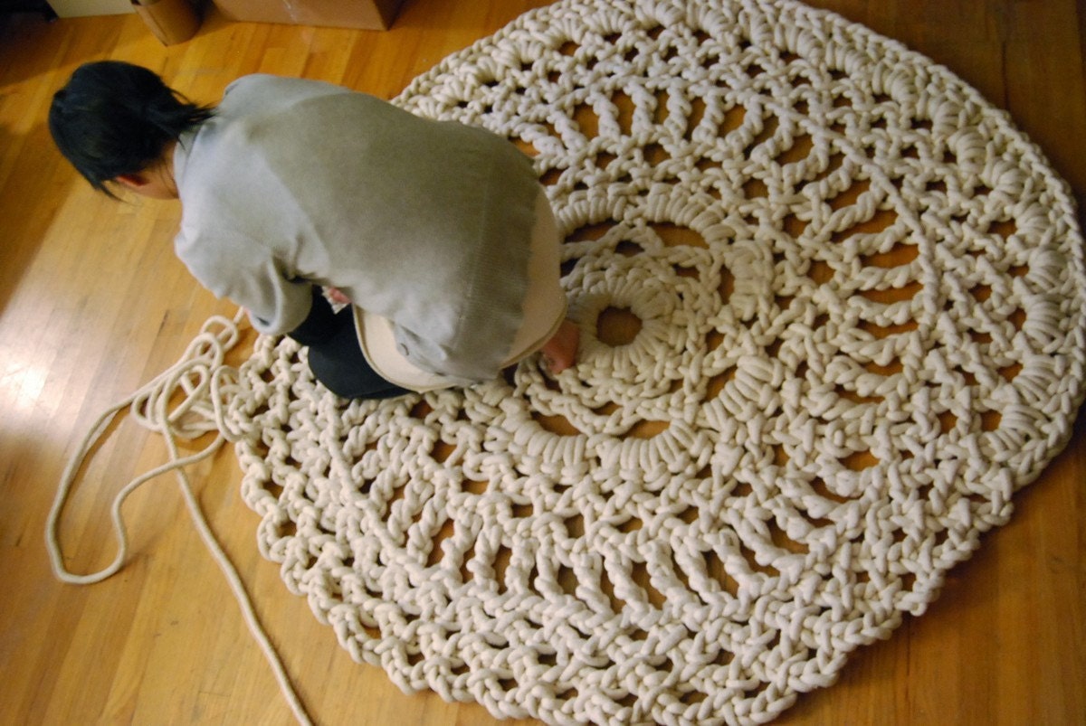 Handmade Mega Doily Rug