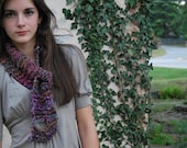 Knitting pattern PDF Scarf "Lynx" for handspun yarn Sale 10% off