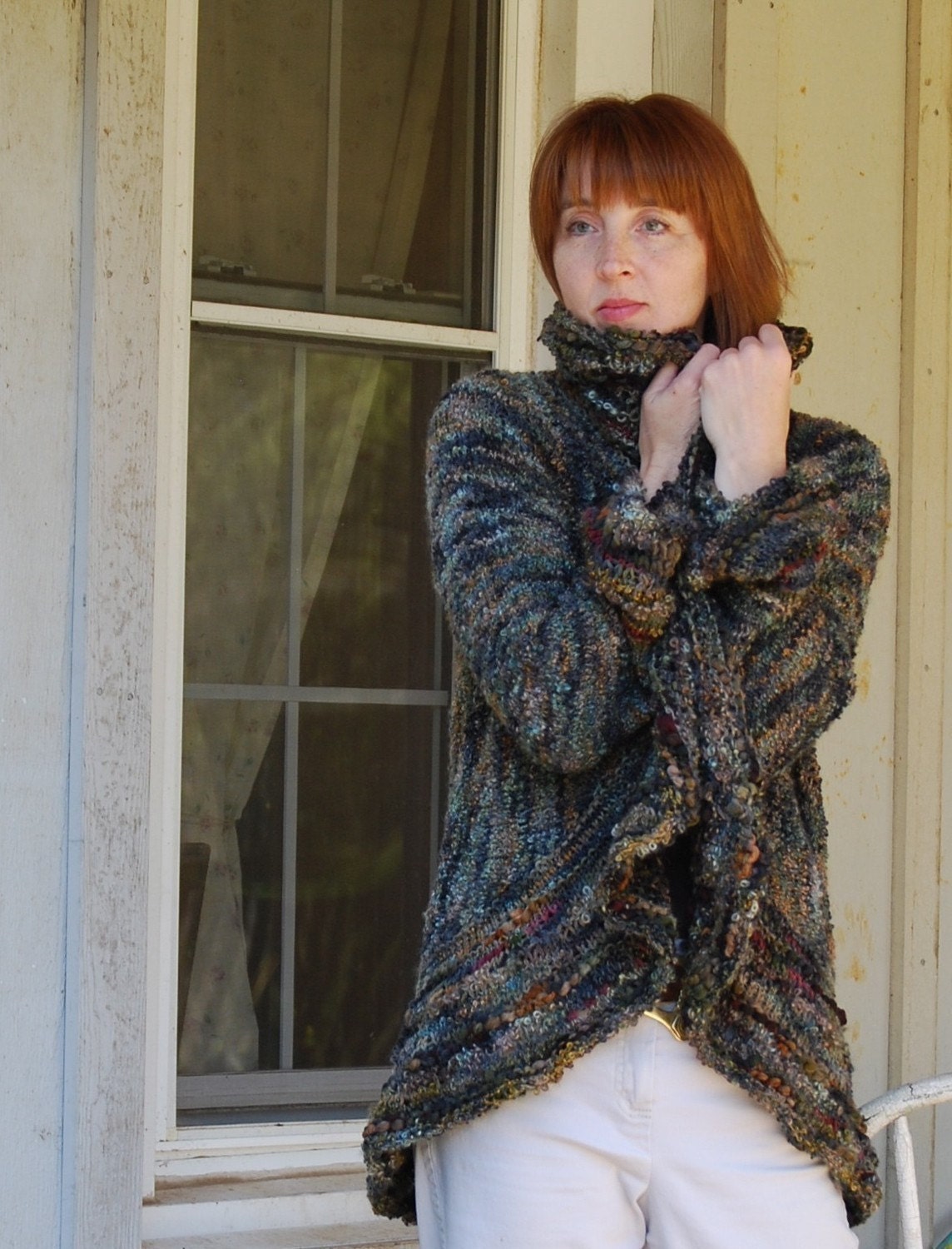 Knitting Pattern PDF Jacket  "Wavelength"