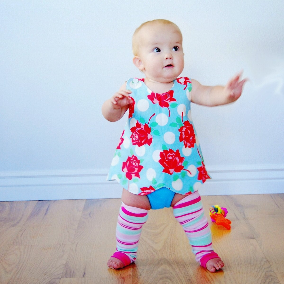 MADE TO ORDER Retro Pinafore for Toddler Size 6 Months through 3 years