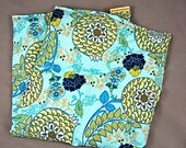Hip/Back Heat Pack Extended Length Hot Cold Therapy Organic Flaxseed Rice Lavender Scented   Moorish Blooms Blue Holiday Gift Guide