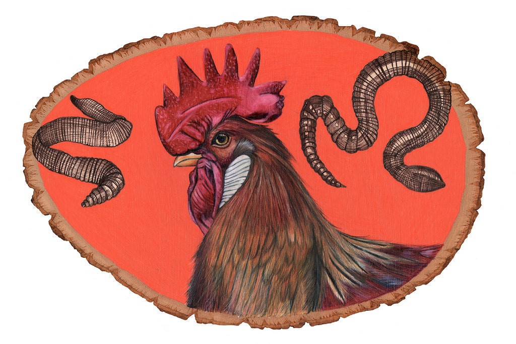 Conquered by Colonel Sanders 8x10 Illustration Art Print