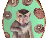 Monkey Trouble print 11x14