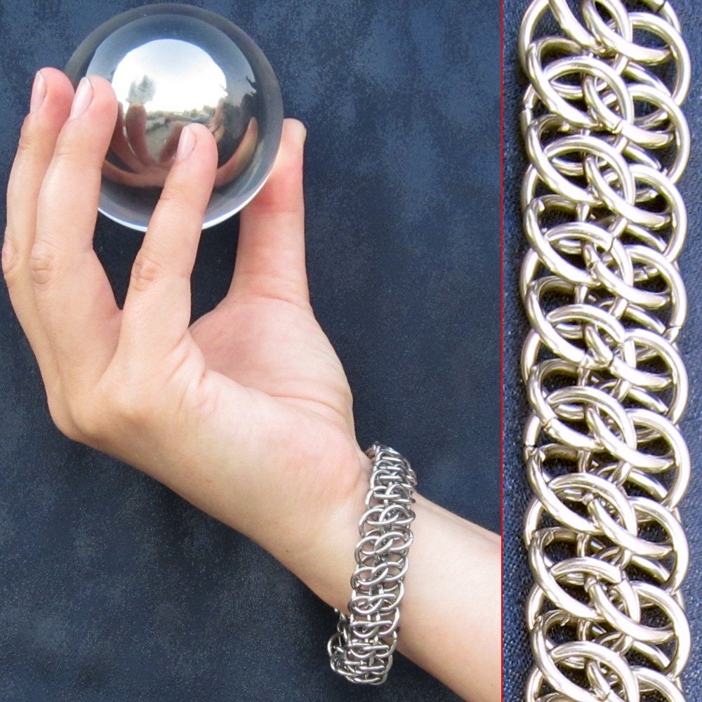Bracelet - Steel GSG - Metal Chainmaille Jewelry