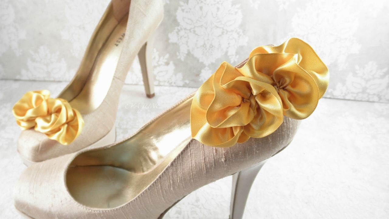 Wedding Shoe Clips, Bridesmaid Gift, Will You Be My Bridesmaid, Silver, Gold, Black...