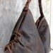 Brown Antiqued Leather Hobo Bag by Stacy Leigh RESERVED for Osuchick