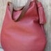 Cinnamon Red Leather Hobo Bag with Mustang Oiled Accents and Large Tassel by Stacy Leigh
