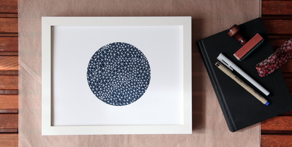 imaginary constellations no. 1, fine art Giclée print of original illustration, 8.5 x 11
