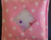 I Spy Bag - Pink and White Polka Dots