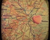 xoxo boston custom candy heart map art 5x5 ttv photo print