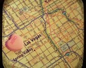 xoxo vegas candy heart map art 5x5 ttv photo print - free shipping